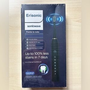 Erisonic Sonicwave Electric Toothbrush - 3 Heads - New